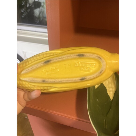 Vintage Shawnee Pottery Corn King #79 Corn Dishes Set of 7 Oval 8.25" USA - Picture 4 of 11